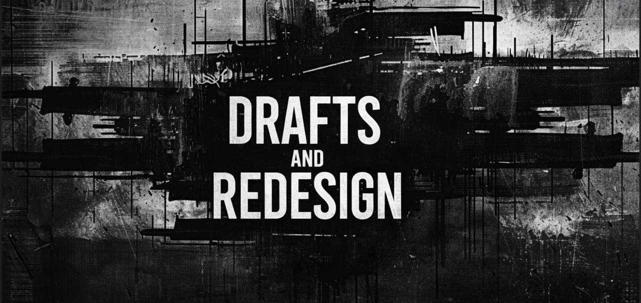 Drafts & redesigns artwork